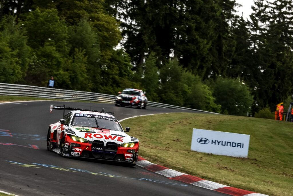 BMW M4 GT3 Evo Rowe Racing на 24h Nürburgring 2026