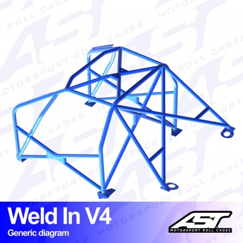 Каркас безопасности AUDI TT (8N) 3-doors Hatchback FWD WELD IN V4