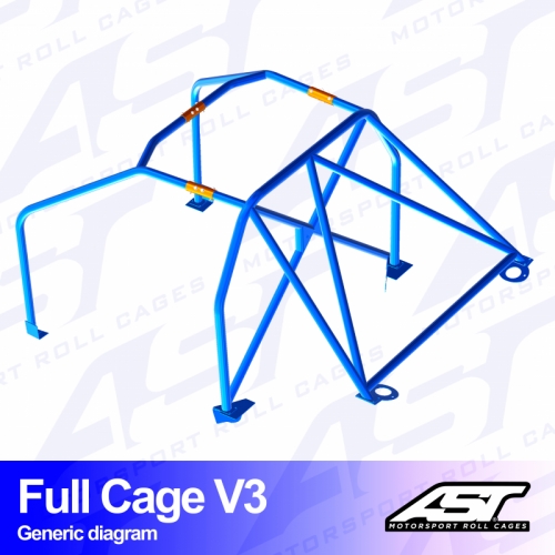 Каркас безпеки MAZDA MX-3 (EC) 3-doors Coupe FULL CAGE V3