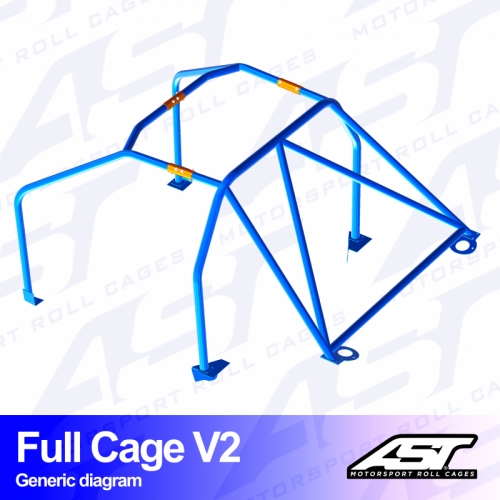 Каркас безпеки MAZDA MX-3 (EC) 3-doors Coupe FULL CAGE V2