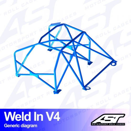 Каркас безпеки VOLVO 240 4-door Sedan WELD IN V4
