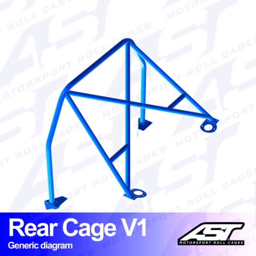 Рол-бар (каркас безпеки) HONDA Civic (3gen) 3-doors Hatchback REAR CAGE V1