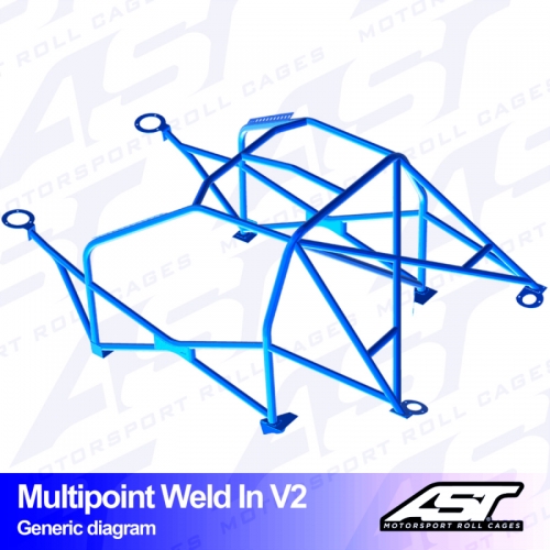 Каркас безопасности MINI Cooper (R53) 3-door Hatchback MULTIPOINT WELD IN V2