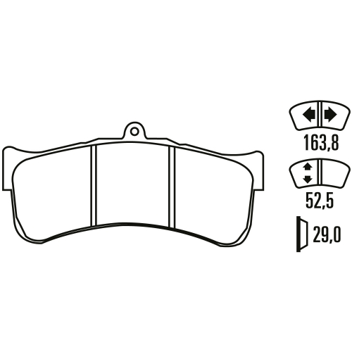 Тормозные колодки Ferodo DS 1.11, передняя ось FRP3031W