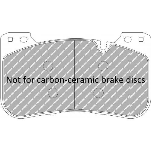 Гальмівні колодки Ferodo DS 2500, передня вісь FCP5301H