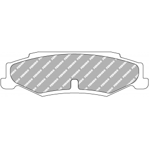 Тормозные колодки Ferodo DS 2500, задняя ось FCP1563H