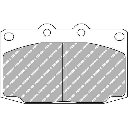 Тормозные колодки Ferodo DS 2500, передняя ось FCP483H