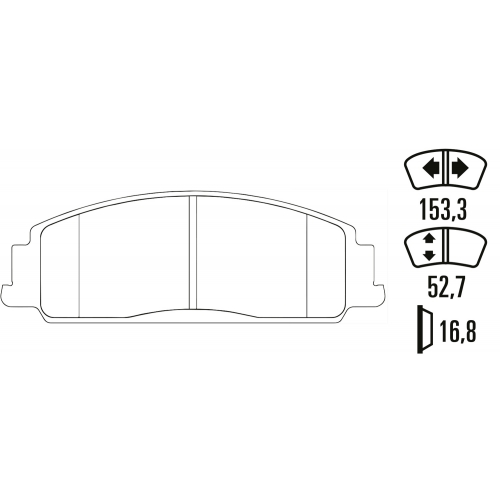 Тормозные колодки Ferodo DS Performance, передняя ось FDSE6020
