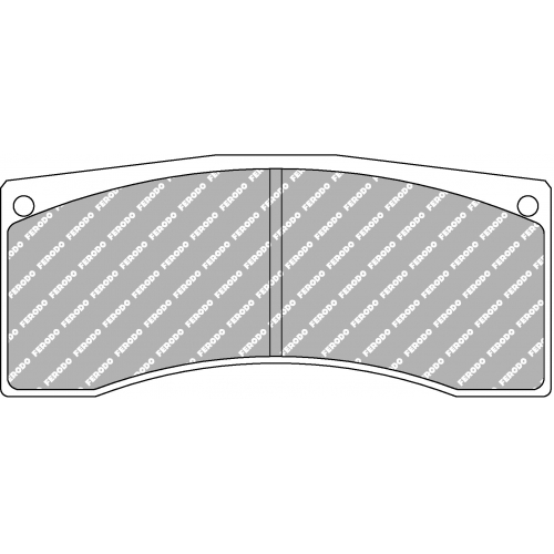 Тормозные колодки Ferodo DS 3.12, задняя ось FRP3140G