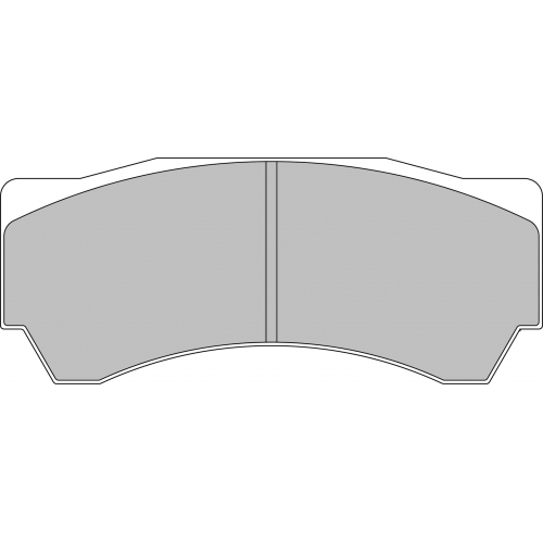 Тормозные колодки Ferodo DS 1.11, передняя ось FRP3081W