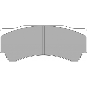 Тормозные колодки Ferodo DS Performance, передняя ось FDSR3081