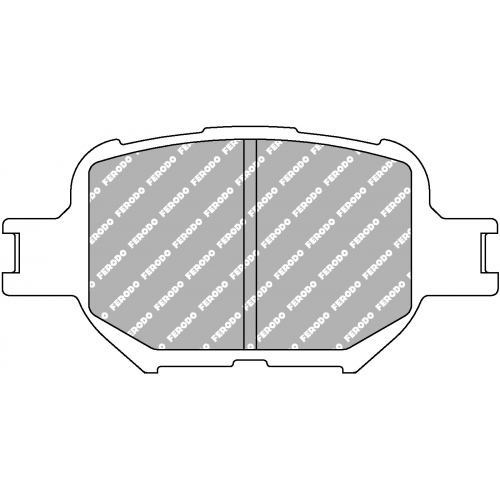 Тормозные колодки Ferodo DS 2500, передняя ось FCP1528H