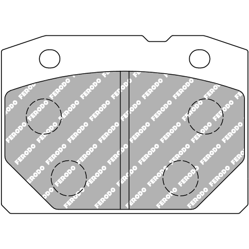 Гальмівні колодки Ferodo DSUNO, передня вісь FCP96Z