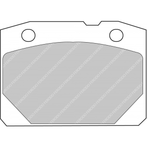Тормозные колодки Ferodo DS Performance, передняя ось FDS96
