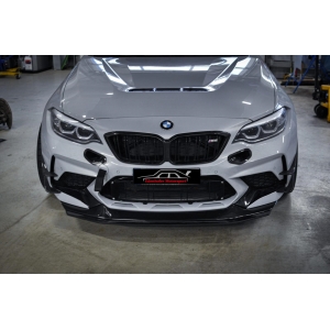 Карбоновый передний сплиттер для BMW M2 F87 Competition