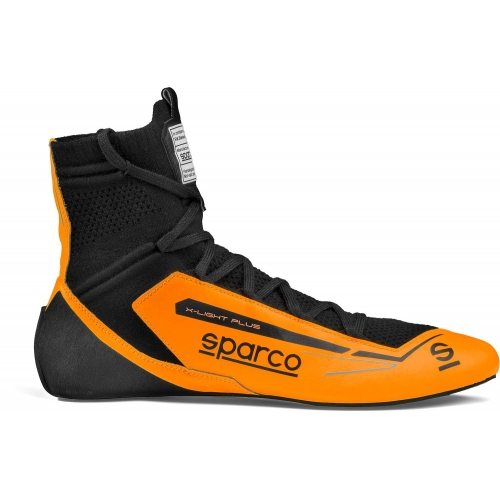 Ботинки для автоспорта Sparco X-Light Plus, оранжевый/чёрный