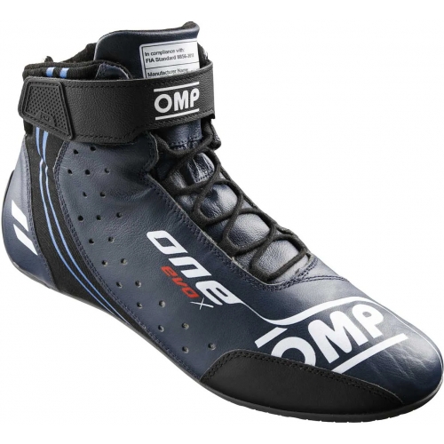 Ботинки для автоспорта OMP One Evo X, тёмно-синий/синий