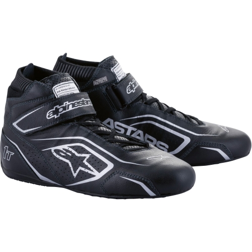 Черевики для автоспорту Alpinestars TECH 1T V3, чорний/сріблястий