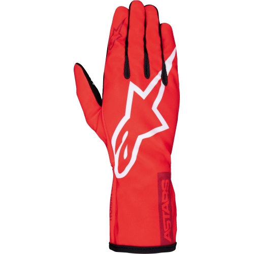 Рукавички для картингу Alpinestars Tech 1K Race v2 Pure, червоний/білий Рукавички для картингу Alpinestars Tech 1K Race v2 Pure, червоний/білий