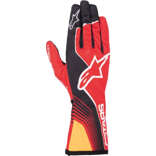 Перчатки для картинга Alpinestars Race v2 Future, красный/чёрный/оранжевый