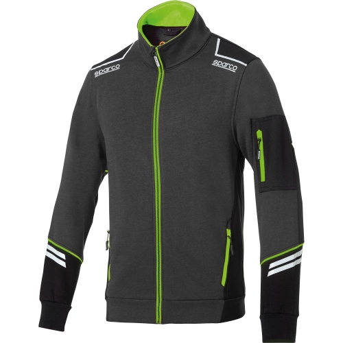 Куртка Sparco Tech Full-Zip, сірий/зелений