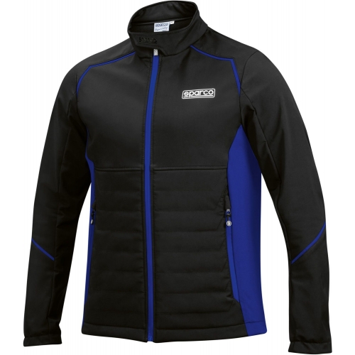 Куртка Sparco Soft Shell, чёрный/синий
