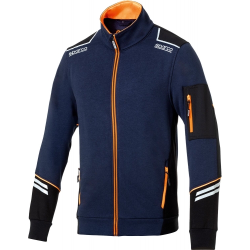 Куртка Sparco Tech Full-Zip, темно-синій/помаранчевий