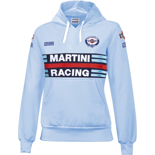 Женскаяа толстовка Sparco Martini Racing, голубой