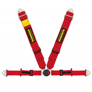 Ремені Schroth 4851RL, FIA, 4 точкові, 3 inch, червоний
