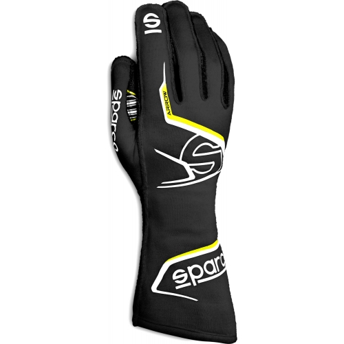 Перчатки для картинга Sparco Arrow K, чёрный/жёлтый