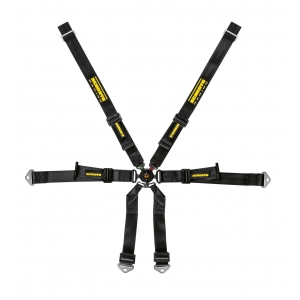 Ремені Schroth 4827S, FIA, 6 точкові, 2 inch, чорний