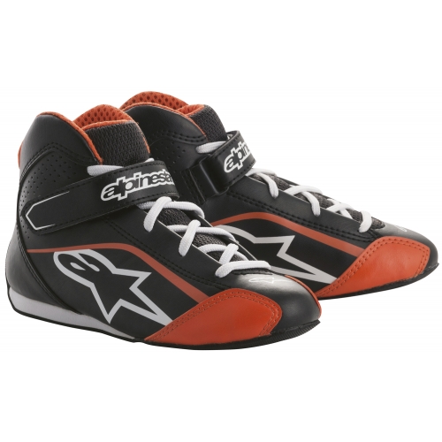 Ботинки для картинга Alpinestars Tech 1KS (детские), чёрный/оранжевый