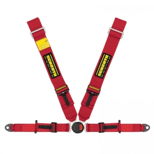 Ремені Schroth 4806LR, FIA, 4 точкові, 3 inch, червоний