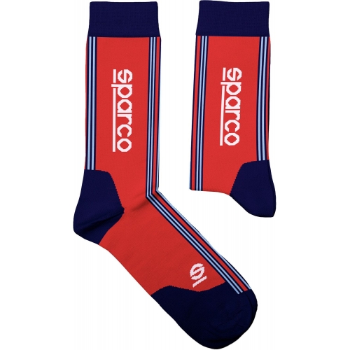 Носки Sparco Iconic Design Martini Racing, красный/тёмно-синий