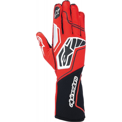 Перчатки для картинга Alpinestars Tech 1KX v4, чёрный/красный