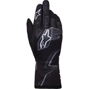 Перчатки для картинга Alpinestars Tech 1K Race v2 Graphic 1, чёрный/серый