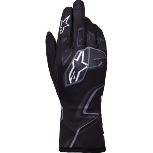 Перчатки для картинга Alpinestars Tech 1K Race v2 Graphic 1, чёрный/серый