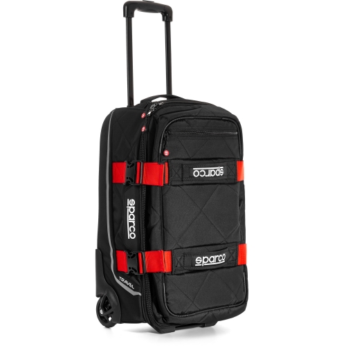 Дорожная сумка Sparco Travel, чёрный/красный