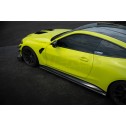 Комплект бокових спліттерів з вуглецевого політкання для BMW M4 G82 Комплект бокових спліттерів з вуглецевого політкання для BMW M4 G82