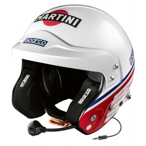 Шлем открытый Sparco Martini Racing (Logo-Design)