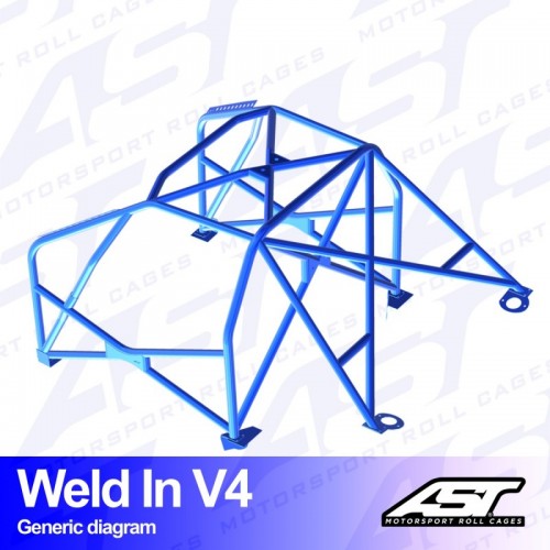 Каркас безопасности BMW (E36) 3-Series 5-doors Touring RWD WELD IN V4