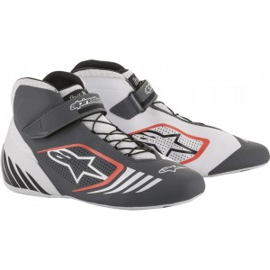 Ботинки для картинга Alpinestars Tech 1KX, серый/красный