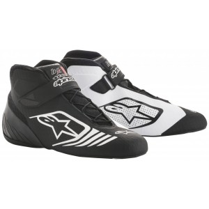 Ботинки для картинга Alpinestars Tech 1KX, чёрный/белый