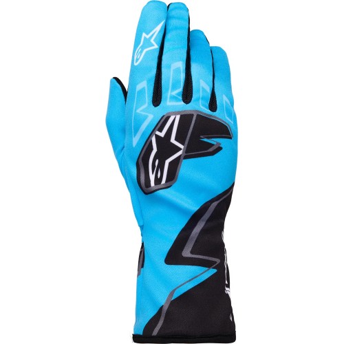 Перчатки для картинга Alpinestars Tech 1K Race v2 Graphic 1, синий/чёрный