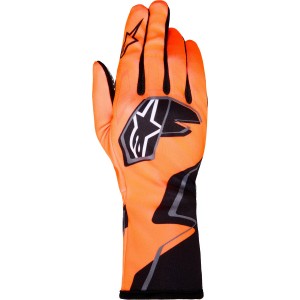 Перчатки для картинга Alpinestars Tech 1K Race v2 Graphic 1, оранжевый/чёрный