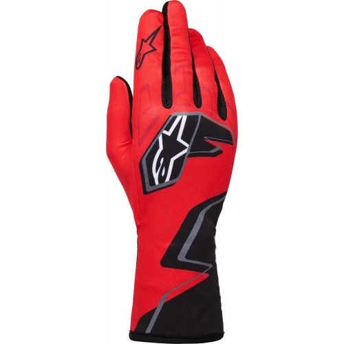 Перчатки для картинга Alpinestars Tech 1K Race v2 Graphic 1, красный/чёрный