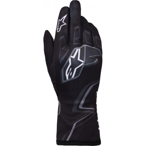 Перчатки для картинга Alpinestars Tech 1K Race v2 Graphic 1, чёрный/серый