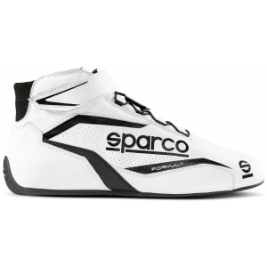 Черевики для автоспорту Sparco Formula, білий/чорний