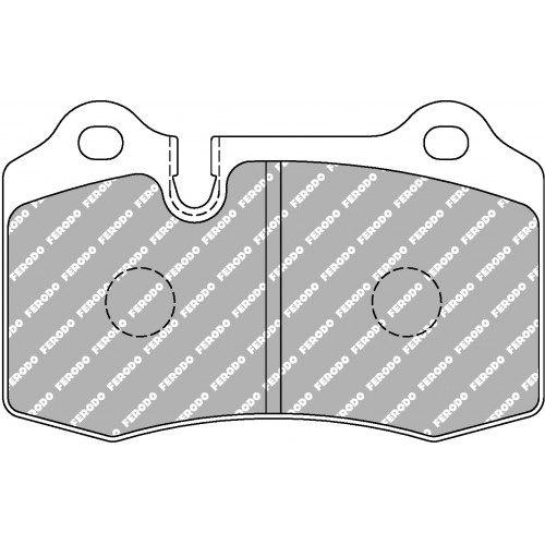 Тормозные колодки Ferodo DS 3.12, задняя ось FCP1348G