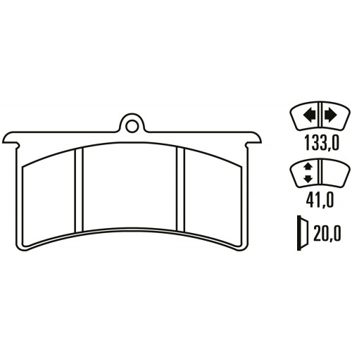 Тормозные колодки Ferodo DS Performance, передняя ось FDSR501